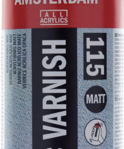 VERNIS ACRYLIQUE MAT 400ML AMSTERDAM - AEROSOL A BASE D'EAU
