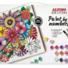 ALPINO PAINT BY NUMBERS FLOWER 1 TOILE 40 X 30CM -21 PEINTURE ACRYLIQUES 3ML NUMEROTEES