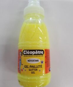 GEL PAILLETES NEON JAUNE CLEO CLEOPATRE
