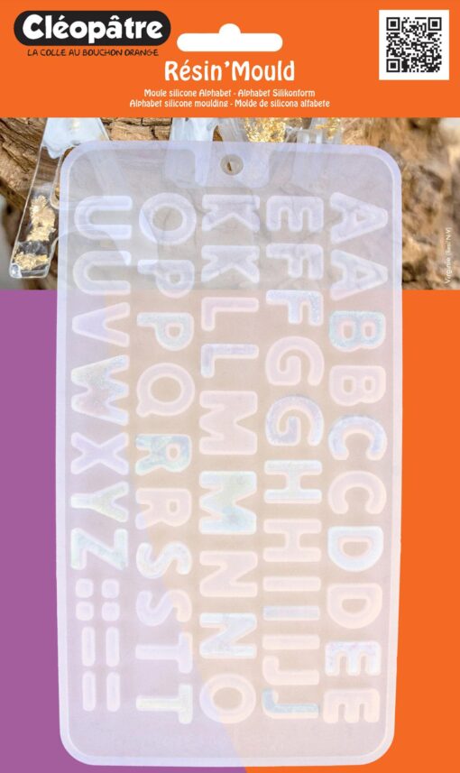 MOULE ALPHABET POUR RESINE CLEOPATRE