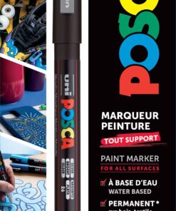 POSCA FIN ARGENT BLISTER MARQUEUR PEINTURE 0.9 - 1.3MM