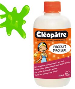 LIQUIDE MAGIQUE CLEOPATRE 250ML - POUR LE SLIME - TRANSFORME LES COLLES LIQUIDES