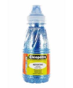PEINTURE PAILLETEE BLEU 250ML CLEOPATRE