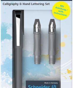 SET CALLIGRAPHIE SCHNEIDER 3 PLUMES - 1.1MM - 1.5MM - 1.8 MM + 6 CARTOUCHES
