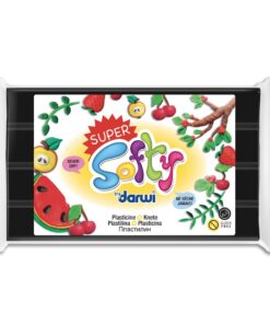 SUPER SOFTY 350G NOIR PATE A MODELER DARWI
