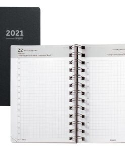 AGENDA BUILDING SPIRALE 10X16 NOIR QUADRILLE