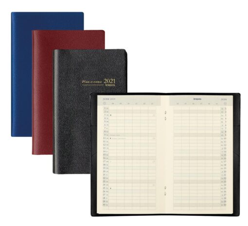 AGENDA BREPOLS PLAN-O-RAMA 9.2 X 16CM - 1 MOIS PAR PAGE