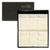 AGENDA OMNIPLAN SPIRALE NOIR 8.9X16CM  GENOVA
