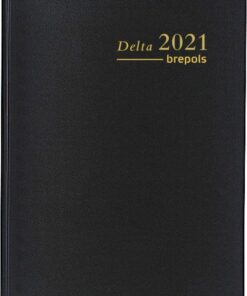AGENDA DELTA SPIRALE NOIR 8X12CM GENOVA