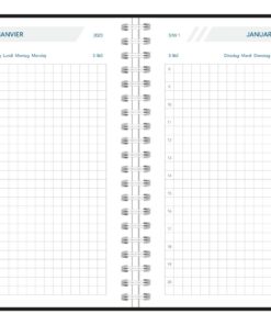 AGENDA TECHNICA 105*165 1JOUR/PAGE TECHNICA QUADRILLE WIRE-O - ADVENTURE ASS