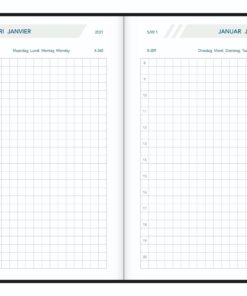 AGENDA TECHNICA Q5 SETA ASS. 105X165 1JOUR/PAGE-QUADRILLE