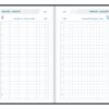 AGENDA TECHNICA Q5 SETA BLEU 105X165 1JOUR/PAGE-QUADRILLE