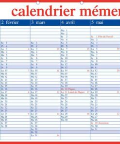 MEMENTO 6MOIS/FACE FR 420X330 - CALENDRIER
