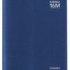 AGENDA BRETIME 16 MOIS SPIR BL BREPOLS - COUVERTURE BLEUE SEMAINIER - 2024/2025