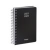 AGENDA SCOLAIRE POLYPROP NOIR - 11.5 X 16.9CM - 352 P 1 PAGE / JOUR - 2024/2025