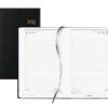 AGENDA SATURNUS 13X21CM NOIR 1 PAGE / JOUR - BREPOLS