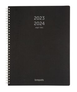 AGENDA 16 MOIS A4 SPIRALE BREPOLS - 2024/2025 COUVERTURE POLYPROP