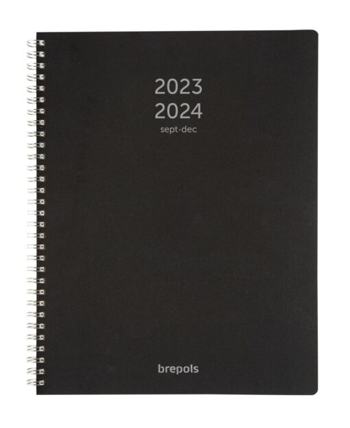 AGENDA 16 MOIS A4 SPIRALE BREPOLS - 2024/2025 COUVERTURE POLYPROP