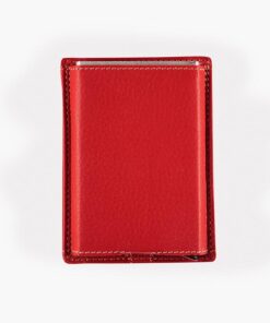 DAKOTA SLIM CARDPROTECTOR FERMETURE ECLAIR - ROUGE
