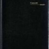 AGENDA CONCORDE RELIE 27X21 NR NOIR-SEMAINIER OUVERTURE LIMA