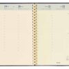 AGENDA CONCORDE SPIRALE NOIR SEMAINIER - COUVERTURE CALPE