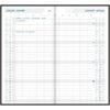 AGENDA FOLDPLAN 9X16.5 SETA 1MOIS/2PAGES ACCORDEON