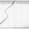 AGENDA OMEGA RELIE A4 BLEU SEMAINIER -COUVERTURE LIMA