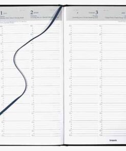 AGENDA OMEGA RELIE A4 BLEU SEMAINIER -COUVERTURE LIMA