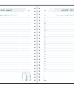 AGENDA DAILY WIRE-O 140X210 1JOUR/PAGE COUVERTURE TRANSP. adventure ass
