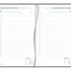 AGENDA DAILY FLORENCE 140X210 1JOUR/PAGE BLEU
