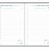AGENDA DAILY FLORENCE 140X210 1JOUR/PAGE  NOIR