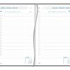 AGENDA DAILY DE LUXE FLORENCE 140X210 1JOUR/PAGE ASSORTI MOIS ENCOCHES