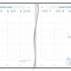 AGENDA UNIVERSE FLORENCE NOIR 145X210 1SEMAINE/2PAGES