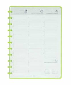 ATOMA AGENDA A4 1SEM/2PAG COUVERTURE PP COUL ASSORT