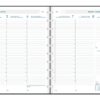 AGENDA PLAN-A-WEEK ADOC 210X270 1SEMAINE/2PAGES KRAFT BRUN