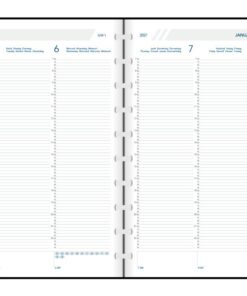 AGENDA PLAN-A-WEEK ADOC 210X270 1SEMAINE/2PAGES KRAFT BRUN