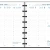 AGENDA UNIVERSE ADOC NOIR 145X210 1SEMAINE/2PAGES COUVERTURE PP AVEC ELASTIQUES
