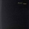 AGENDA BREMAX 2 A4 - NOIR 2 PAGES / 1 JOUR
