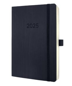 AGENDA SIGEL A5 JOURNALIER 2025 - NOIR