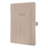 AGENDA SIGEL A5 SOUPLE 2025 COULEUR TAUPE - SEMAINIER
