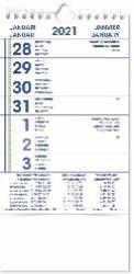 CALENDRIER SEMAINIER SPIRALE 135 X 200MM CONGES ET FERRIES BELGES