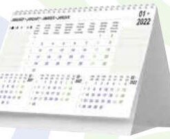 CALENDRIER TRIANGULAIRE 20X15 4 MOIS  2024