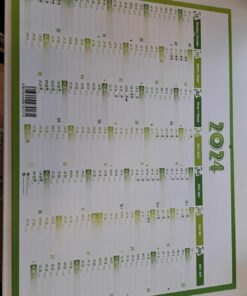 CALENDRIER 6 MOIS MEMENTO XL