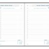 AGENDA FOLIO BALACRON 140*210 JOUR/PAGE NOIR