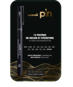 SET 14 FEUTRES PIN - BOITE MET 0.03-0.05-0.1-0.2-0.3-0.4-0.5- 0.6-0.7-0.8-0.9-1.0-1.2-BRUCH