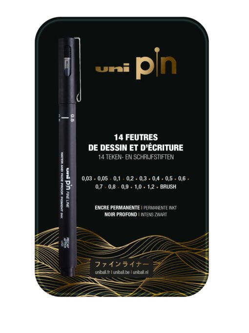 SET 14 FEUTRES PIN - BOITE MET 0.03-0.05-0.1-0.2-0.3-0.4-0.5- 0.6-0.7-0.8-0.9-1.0-1.2-BRUCH