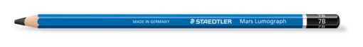 CRAYON MARS LUMOGRAPH 7B STAEDTLER - BOITE DE 12 TECHNIQUE - TRES HAUTE QUALITE