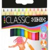 12 CRAYONS COUL 9CM ULMANN
