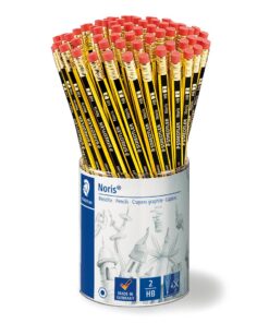 POT 72 CRAYONS GRAPHITE NORIS STAEDTLER + GOMME