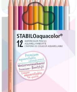 CRAYONS DE COULEUR 12X PASTEL LOVE STABILO - AQUACOLOR